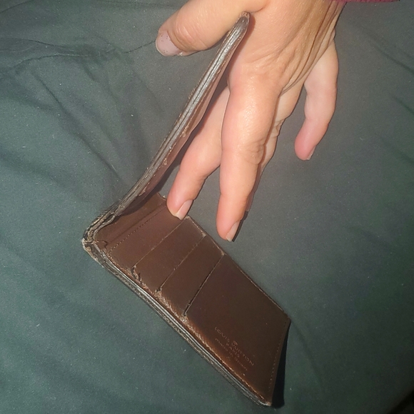 Louis Vuitton Damier Brown Mens/Unisex Canvas Bi-Fold Wallet Sentential Edition - Picture 8 of 8